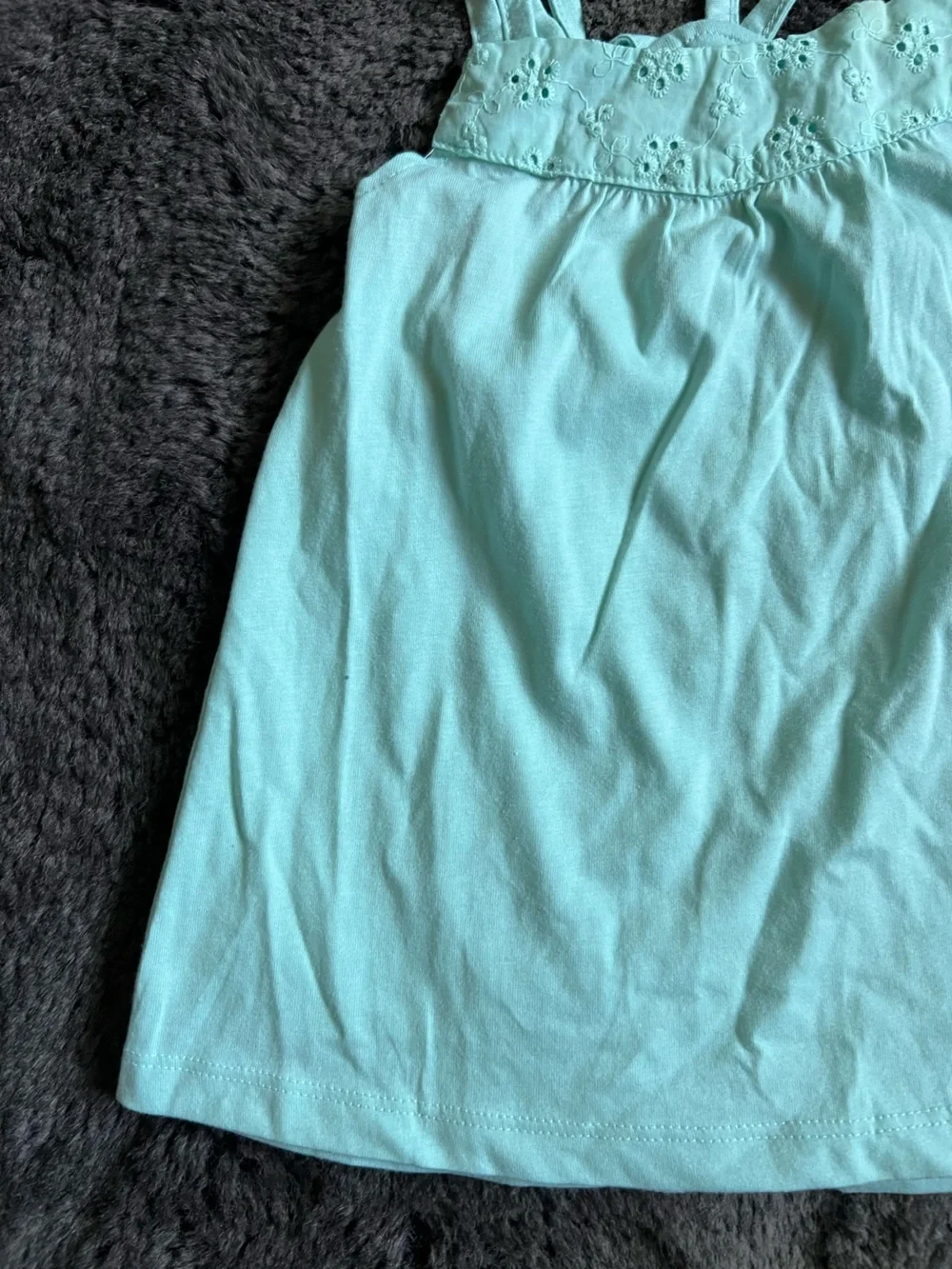 OshKosh B’Gosh Mint Green eyelet Tank Top